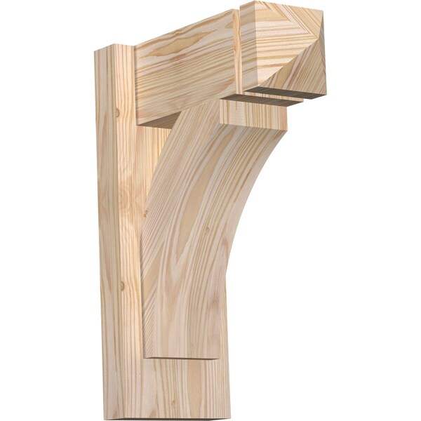 Ekena Millwork Thorton Arts & Crafts Smooth Outlooker, Douglas Fir, 5 1/2"W x 12"D x 16"H OUT06X12X16THR03SDF - main